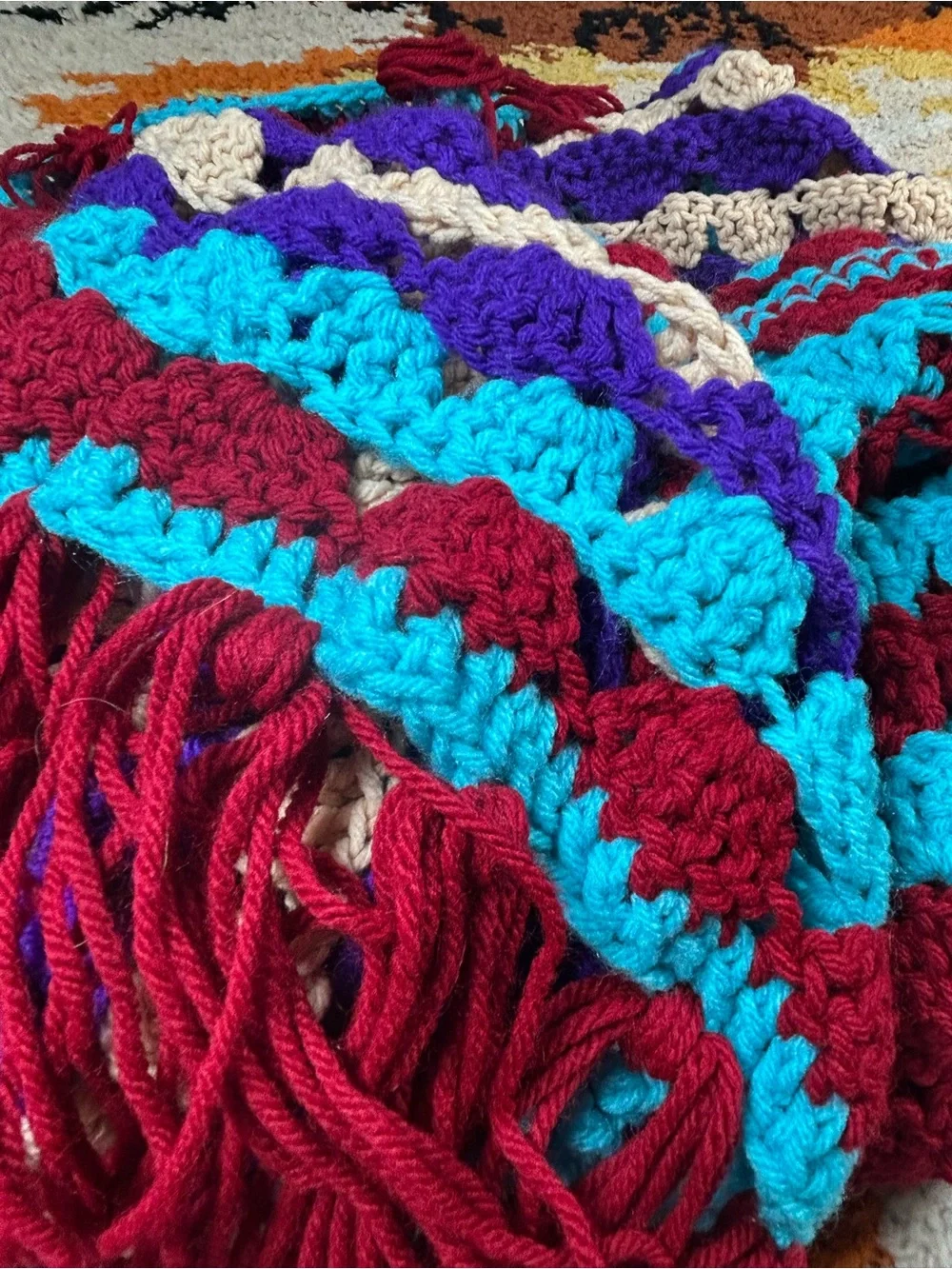 Circle, granny blanket!!
